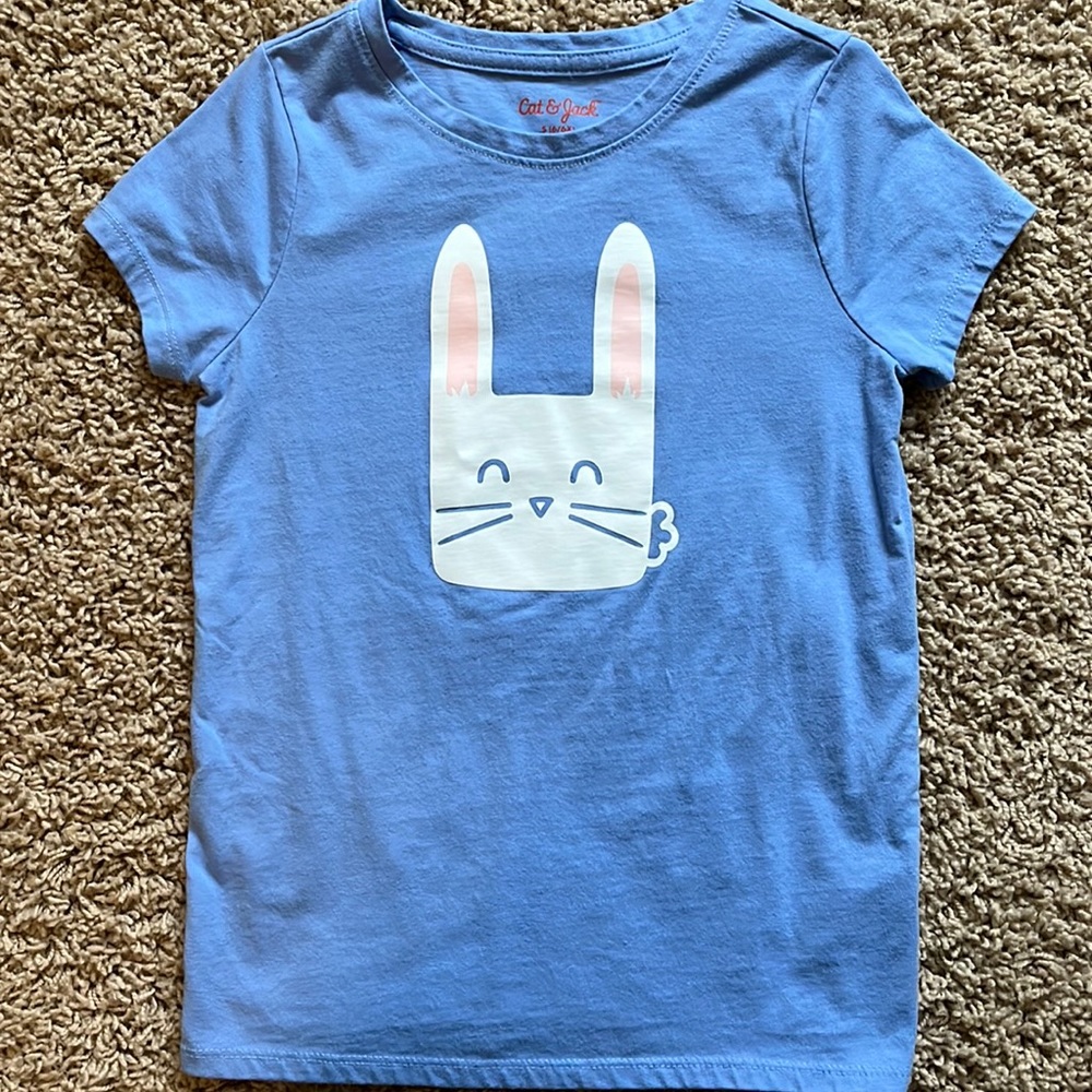 Cat & Jack bunny shirt